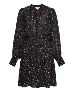 Orabella Dress Aop - Black Flower