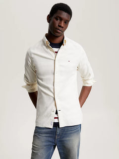 Flex Brushed Twill Rf Shirt - Ecru