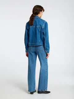 Cena Ls Jacket - Medium Blue Denim