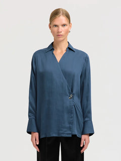 Jolly Ls Wrap Top B - Key Largo