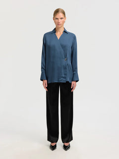 Jolly Ls Wrap Top B - Key Largo