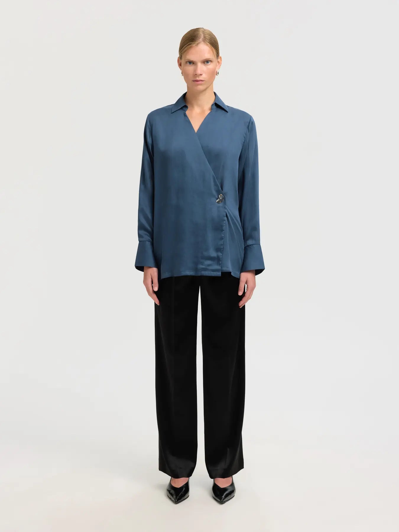 Jolly Ls Wrap Top B - Key Largo