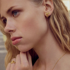 Rouge Earrings - Gold