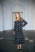 Maiden Skirt - Black White Dot