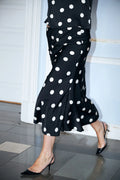 Maiden Skirt - Black White Dot