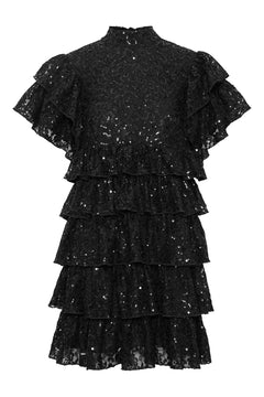 Majesty Mini Dress - Black Lace