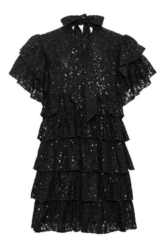 Majesty Mini Dress - Black Lace