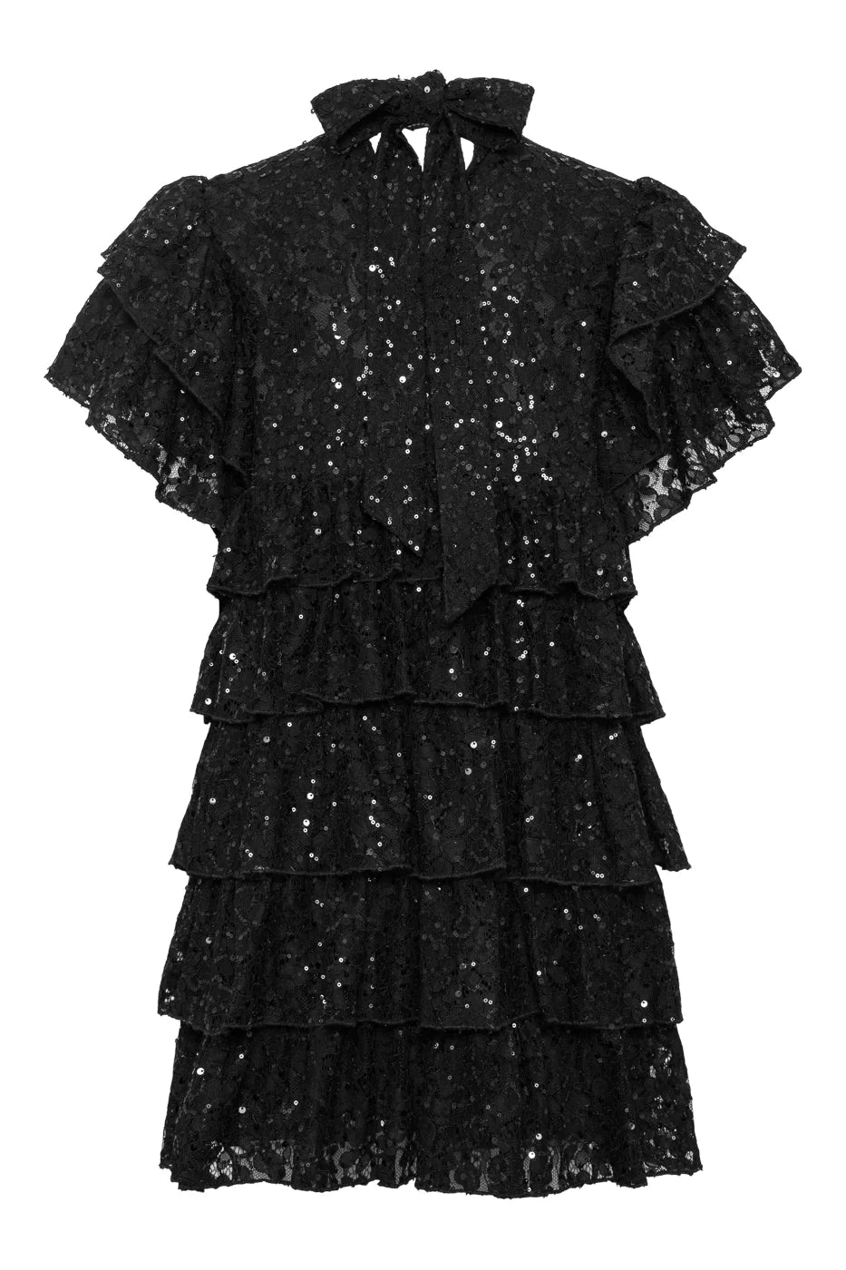 Majesty Mini Dress - Black Lace