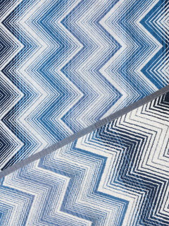 Marea Bath Sheet - Blue/White