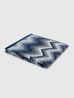Marea Bath Towel - Blue/White