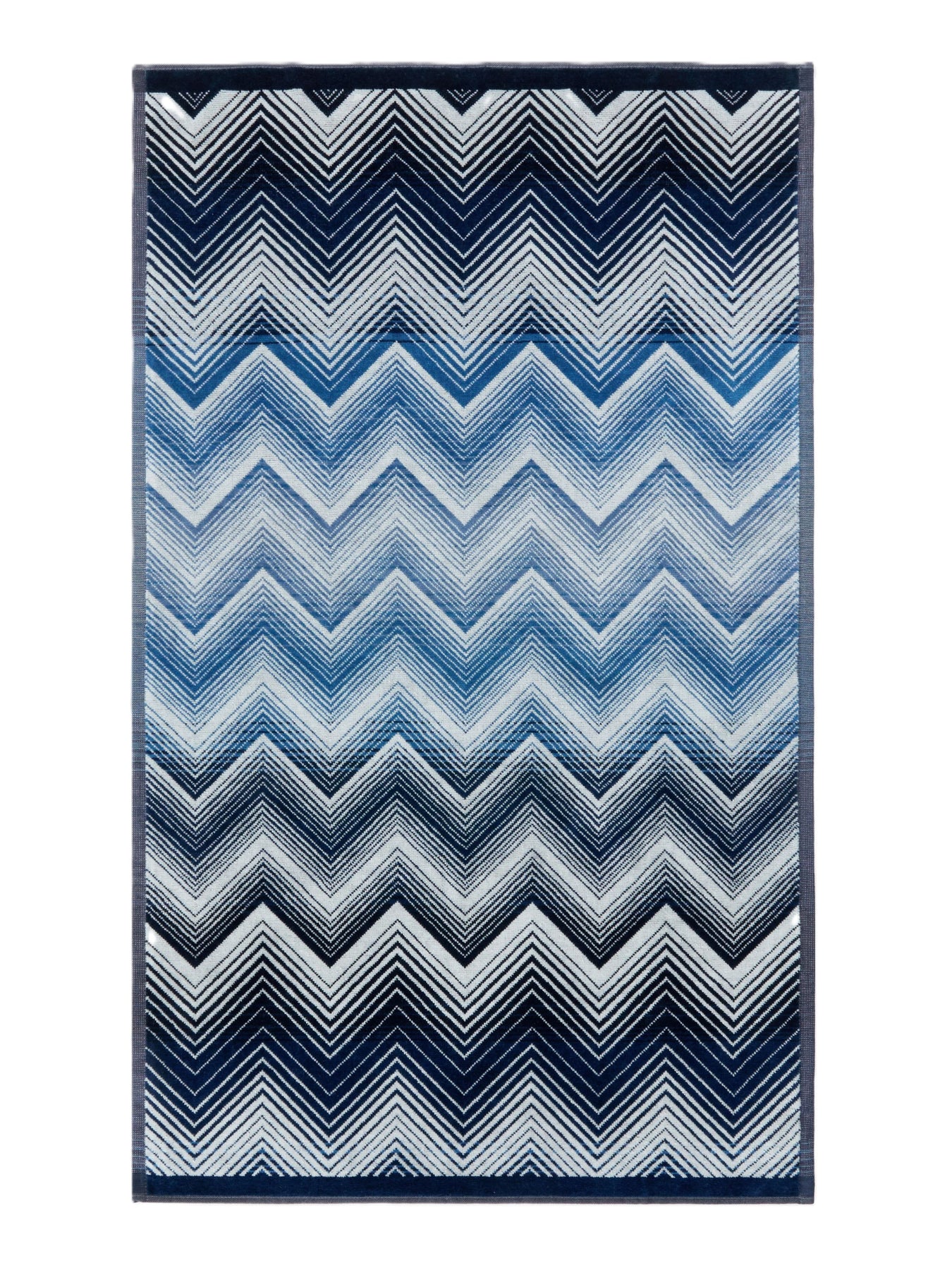 Marea Bath Towel - Blue/White