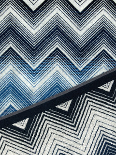 Marea Bath Towel - Blue/White