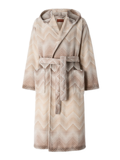 Marea Hooded Bathrobe - Natural/Cream