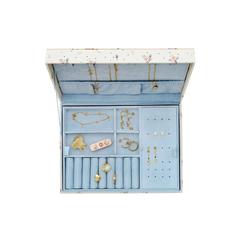 Margaret Jewelry Box - Sky Blue