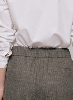 Mathilde Trouser - Grey Stripe