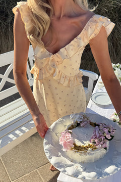 Melbaic Dress - Yellow
