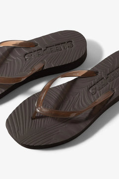 Tapered Platform Transparent - Brown Trans