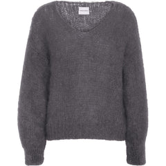 Milana Ls Mohair Knit - Graphite