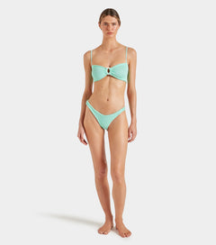 Misty Bikini Pearly Hoop - Metallic Mint
