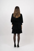 Jade Velvet Dress - Black