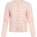 Stacy Jacket - Cream/Pink Stripes
