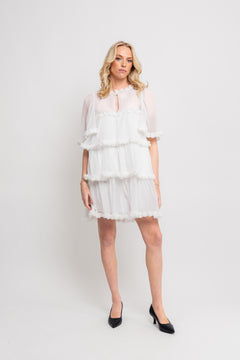 Flow Dress -  White