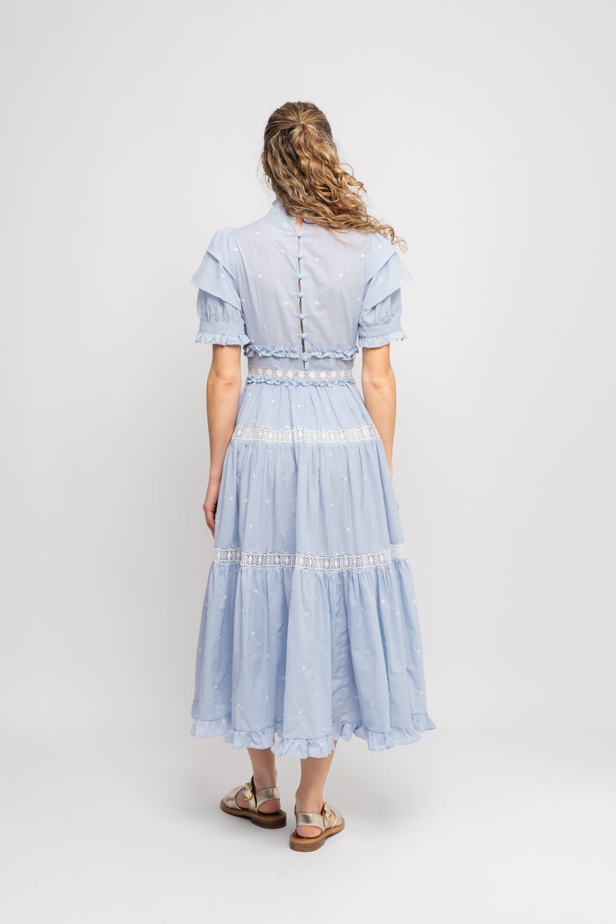 Iro Maxi Dress - Light Blue