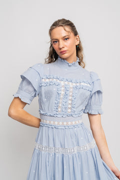 Iro Maxi Dress - Light Blue