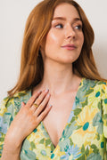 Lemon Disco Ring - Gold