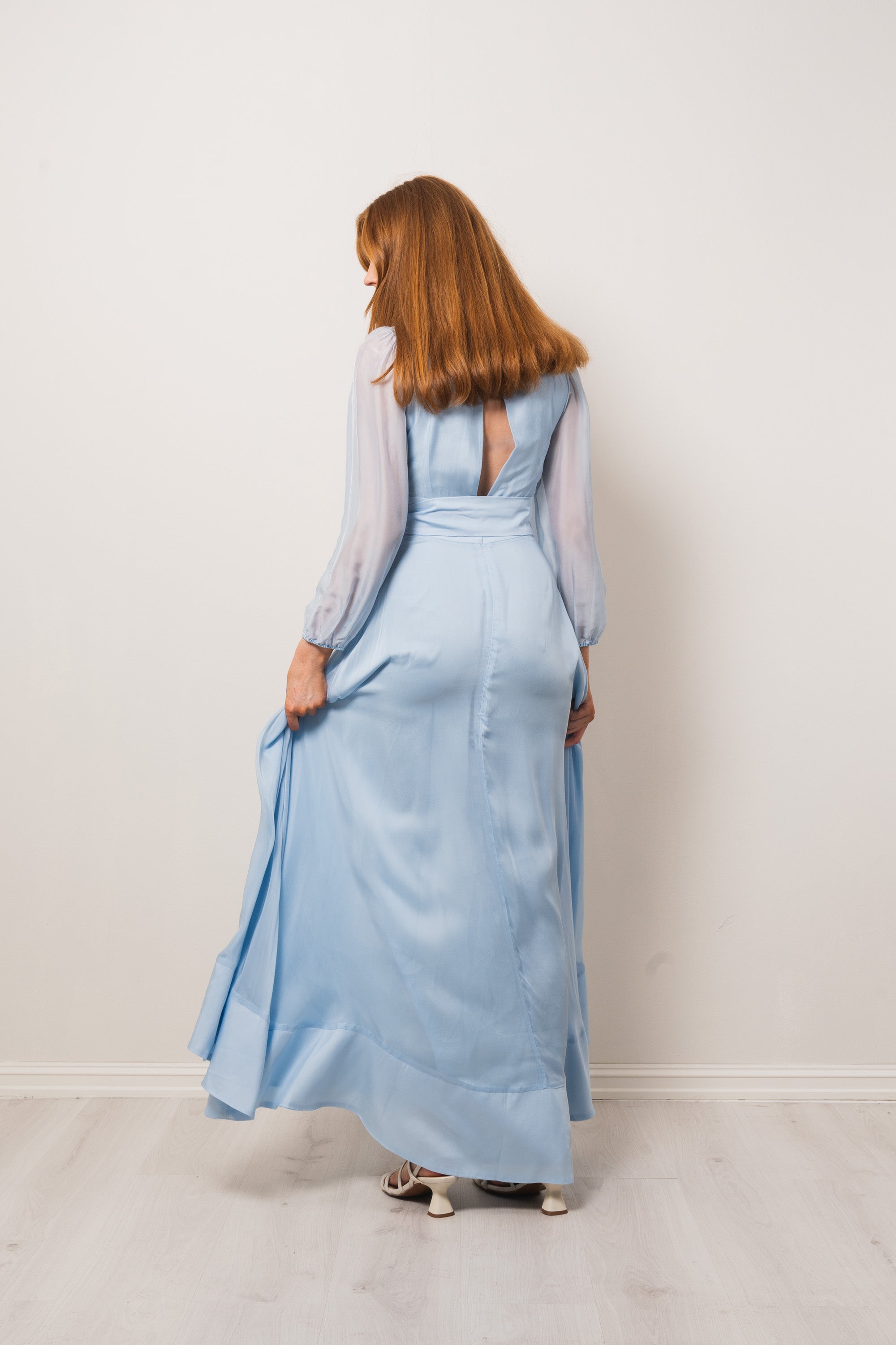 Sage Dress - Ice Blue