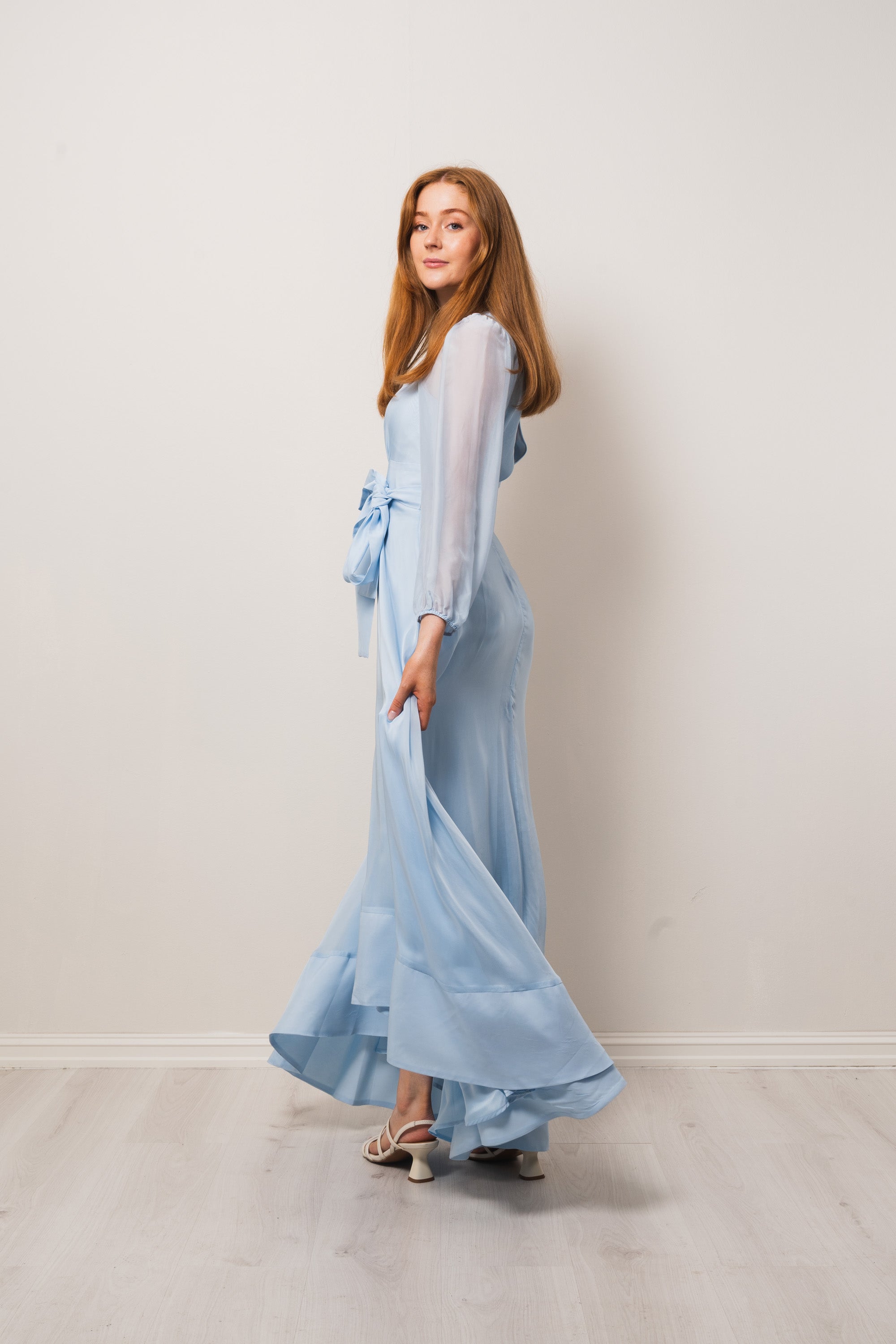 Sage Dress - Ice Blue