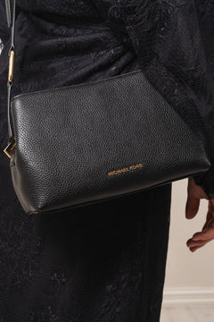 Kensington Medium Messenger Bag - Black