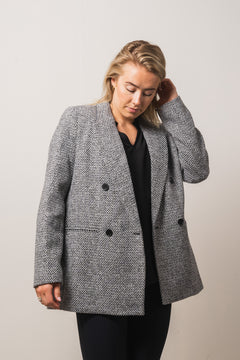 Ina Herring Oversize Blazer - Black