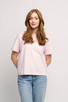 Essential Ss Boxy Tee - Cradle Pink
