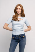 Jersey Short Sleeve T-Shirt - Baby Blue