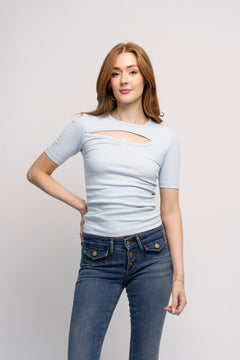 Jersey Short Sleeve T-Shirt - Baby Blue
