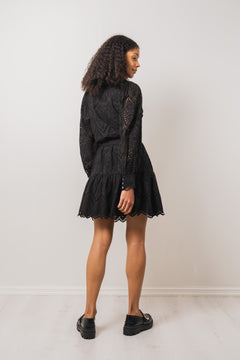 Yasholi LS Belt Dress - Black