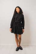 Yasholi LS Belt Dress - Black