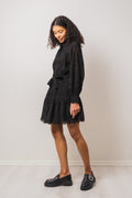 Yasholi LS Belt Dress - Black