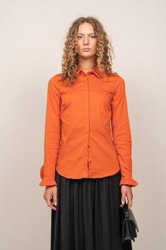 Mattie Flip Shirt - Burnt Ochre