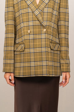 Wanda Soft Twill Blazer - Fir Green