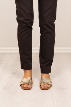 Claire Plain Leather - Gold