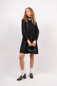 Satin Miami Dress - Shiny Black