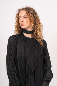 Satin Miami Dress - Shiny Black