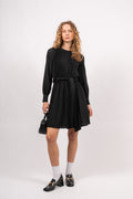 Satin Miami Dress - Shiny Black
