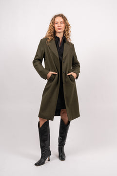 Alma Wool Coat - Ivy Green