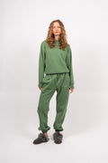 Organic Fitted Crew Neck - Comfrey
