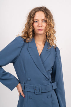 Savannah Dress - Ensign Blue