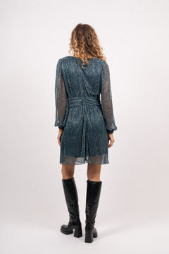 Attina Dress - Ensign Blue
