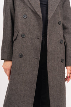 Angelina Coat - Dark Brown